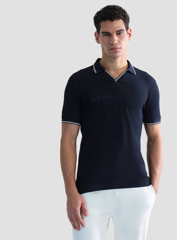 US POLO ASSN Solid Johnny Collar Sports T-shirt