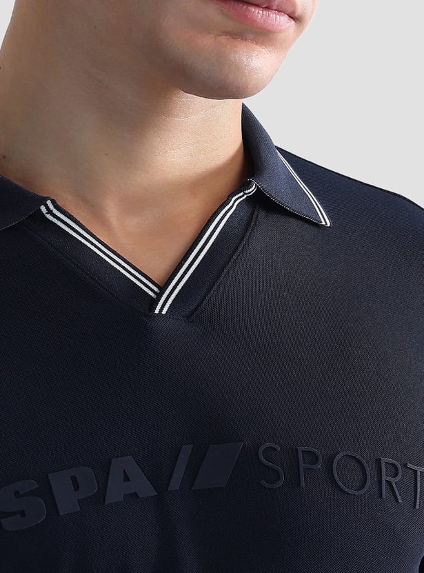 US POLO ASSN Solid Johnny Collar Sports T-shirt