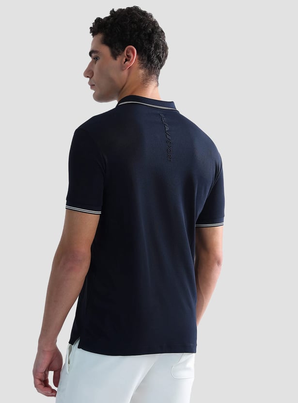 US POLO ASSN Solid Johnny Collar Sports T-shirt