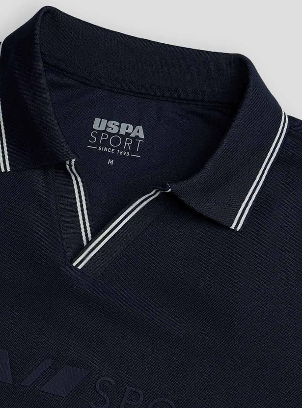 US POLO ASSN Solid Johnny Collar Sports T-shirt