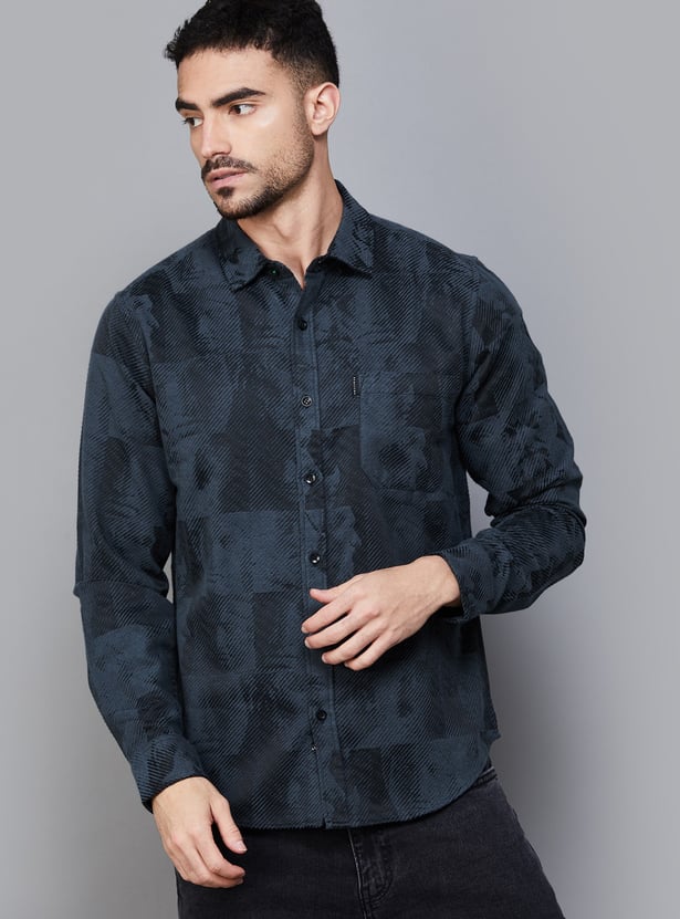 UNITED COLORS OF BENETTON Patterned Regular Fit Shirt
