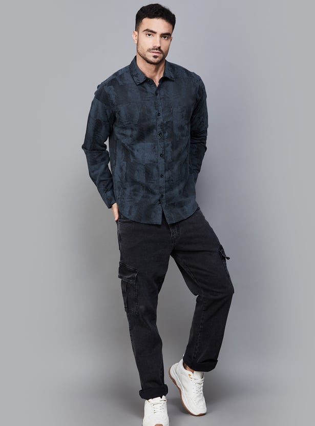 UNITED COLORS OF BENETTON Patterned Regular Fit Shirt