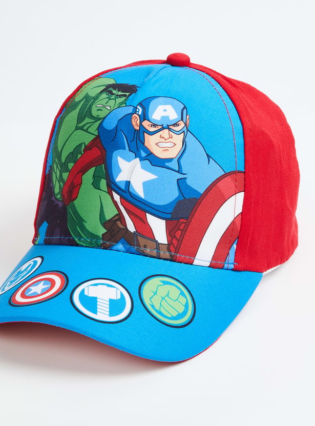 KIDSVILLE Boys Avengers Graphic Print Baseball Cap