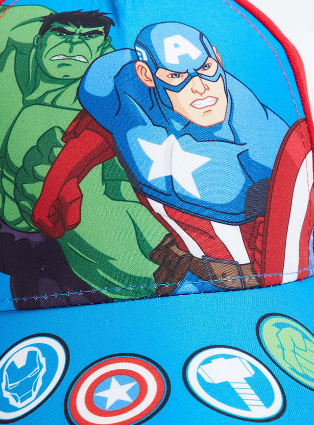 KIDSVILLE Boys Avengers Graphic Print Baseball Cap