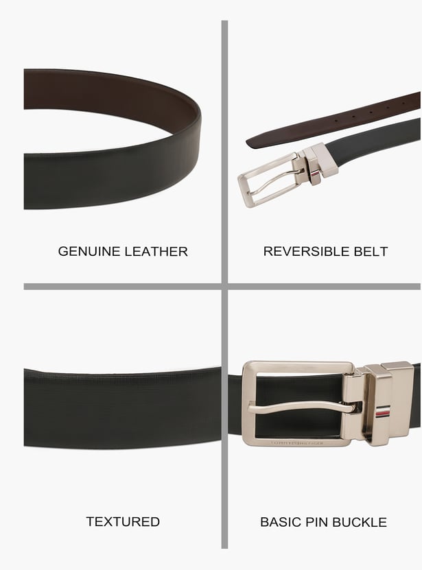 TOMMY HILFIGER Reversible Leather Belt
