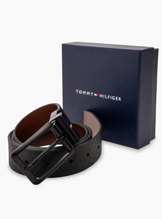TOMMY HILFIGER Textured Reversible Belt