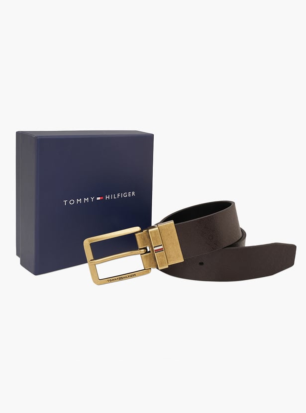TOMMY HILFIGER Textured Reversible Belt
