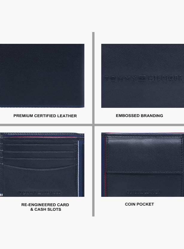 TOMMY HILFIGER Embossed Bi-Fold Wallet