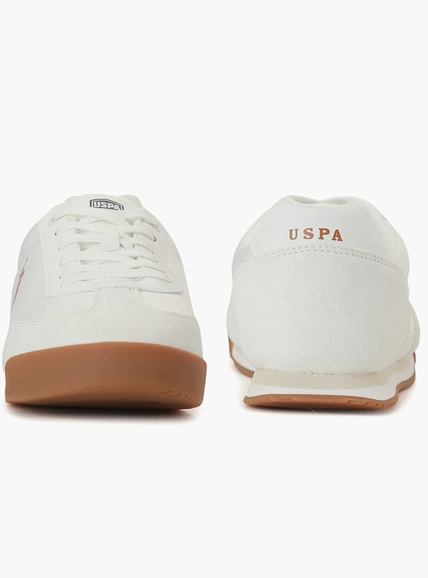 US POLO ASSN Solid Lace-Up Shoes
