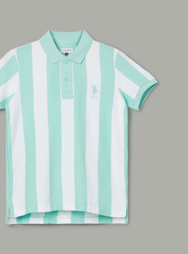 US POLO ASSN KIDS Striped Polo T-shirt