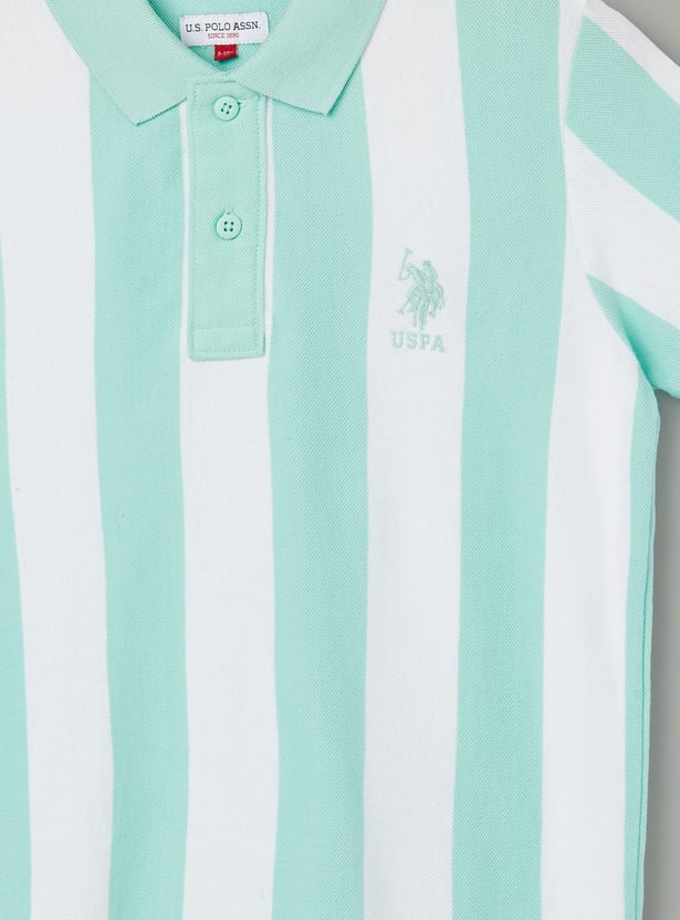 US POLO ASSN KIDS Striped Polo T-shirt