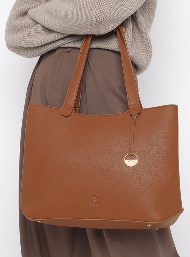 IRTH Solid Shoulder Bag