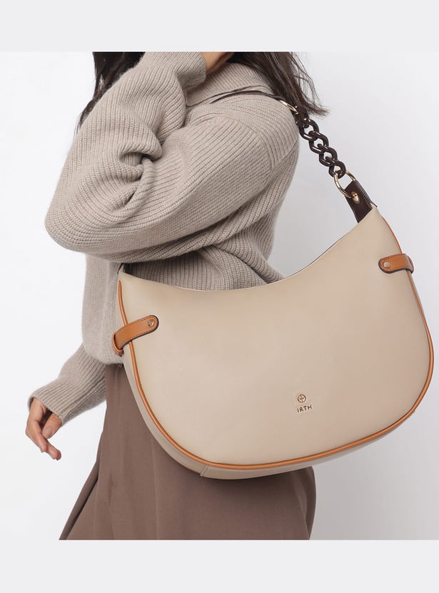 IRTH Solid Shoulder Bag