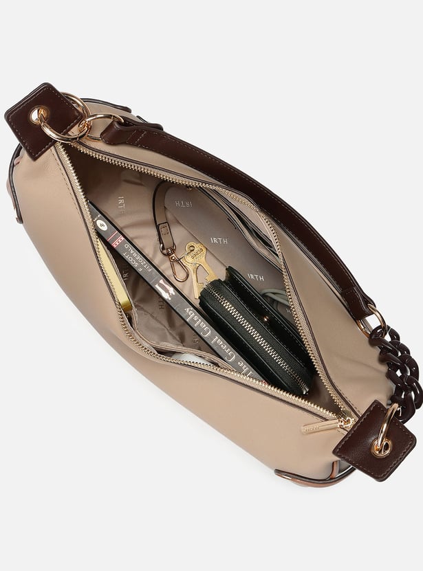 IRTH Solid Shoulder Bag