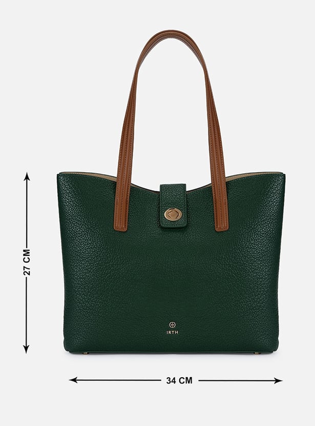 IRTH Textured Shoulder Bag
