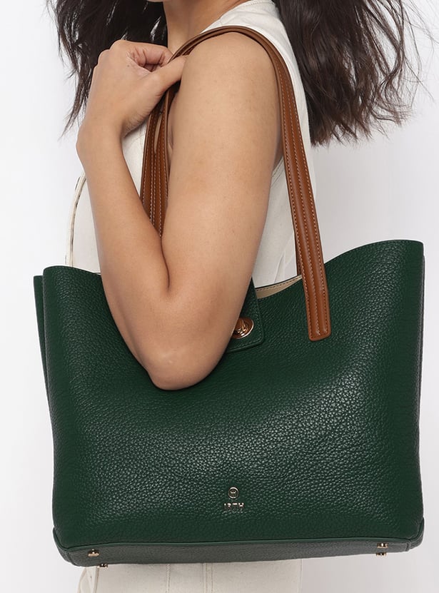 IRTH Textured Shoulder Bag