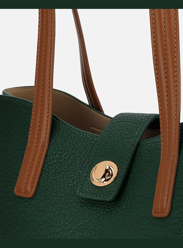 IRTH Textured Shoulder Bag