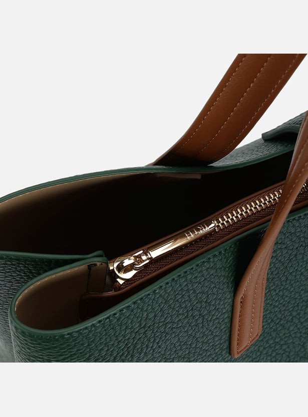 IRTH Textured Shoulder Bag
