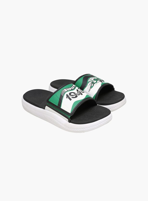 PUMA Boys Printed Sliders