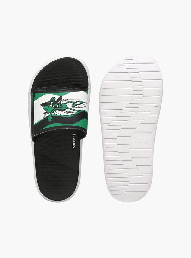 PUMA Boys Printed Sliders