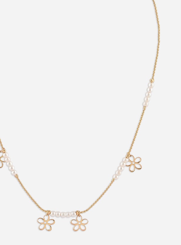 TONIQ Floral Design Necklace