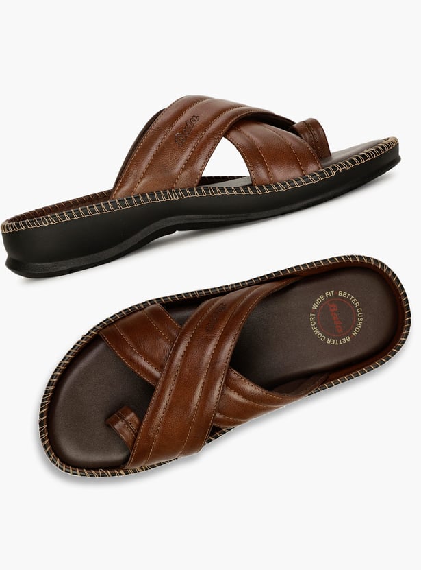 BATA Solid Toe-Ring Sandals