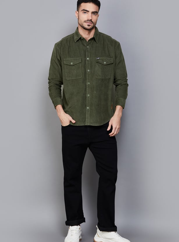 WRANGLER Corduroy Relaxed Fit Over Shirt