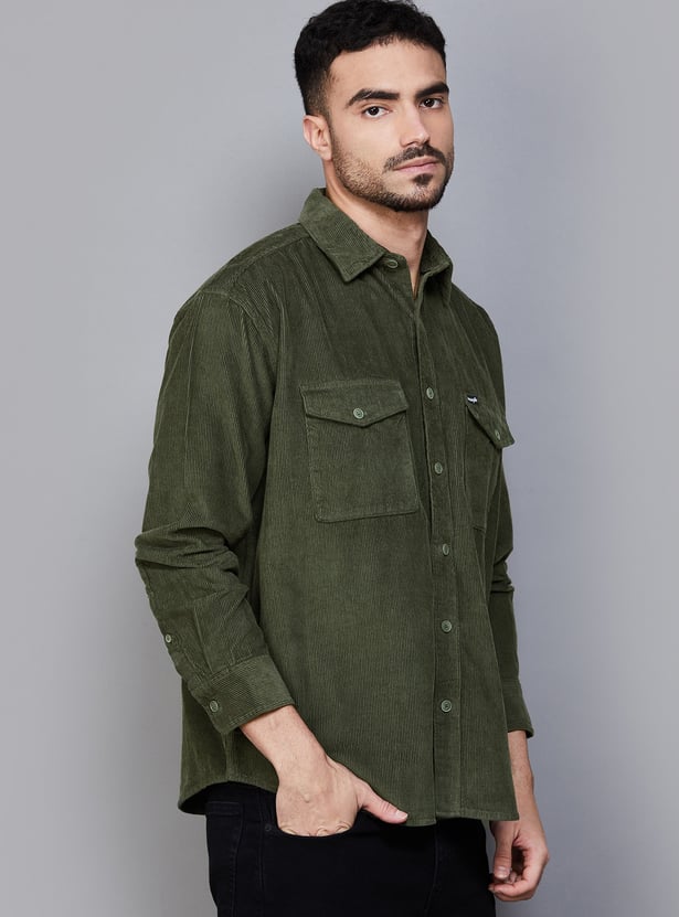 WRANGLER Corduroy Relaxed Fit Over Shirt
