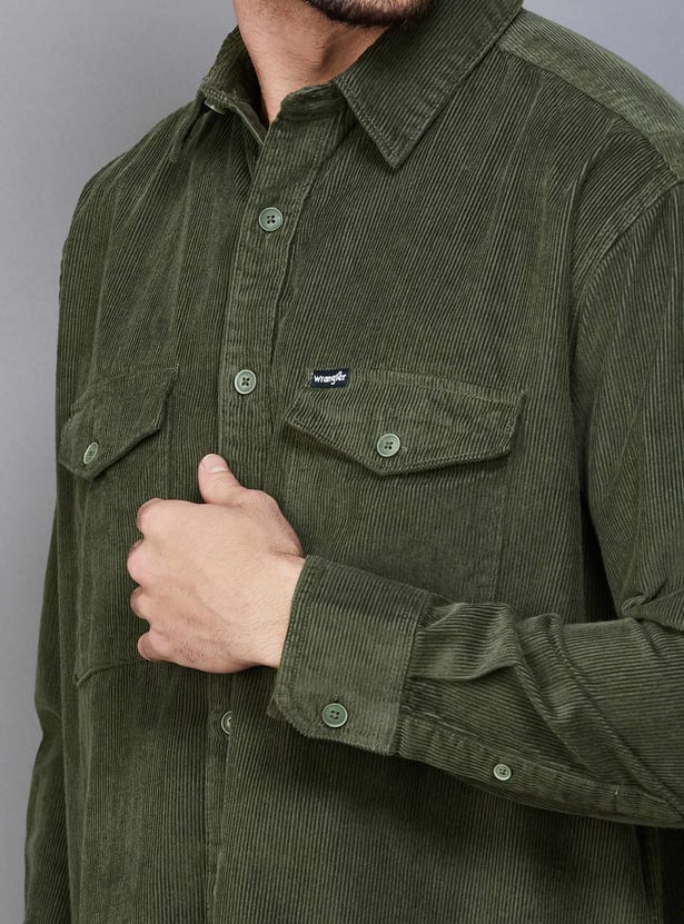 WRANGLER Corduroy Relaxed Fit Over Shirt