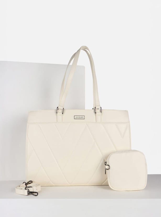 VAN HEUSEN Textured Laptop Bag
