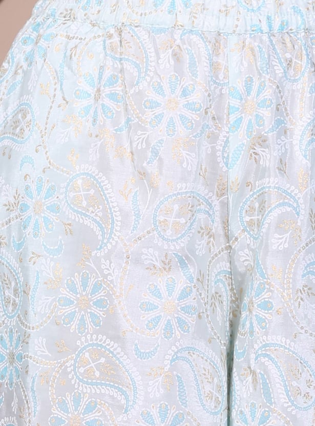 AURELIA Embroidered Palazzo Set