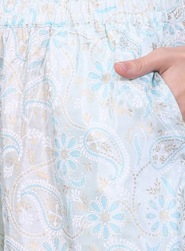 AURELIA Embroidered Palazzo Set