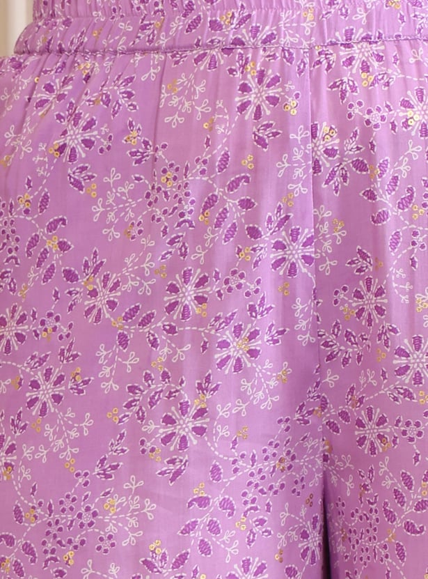 AURELIA Floral Print Kurta Set