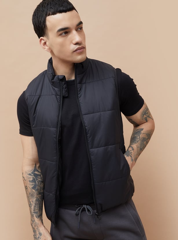 FAME FOREVER Quilted Puffer Gilet