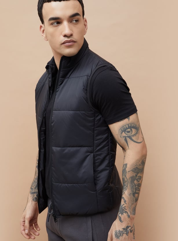 FAME FOREVER Quilted Puffer Gilet