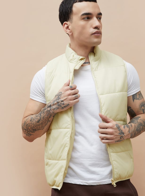 FAME FOREVER Quilted Puffer Gilet