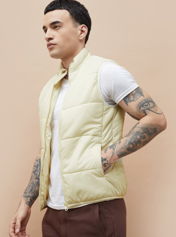 FAME FOREVER Quilted Puffer Gilet