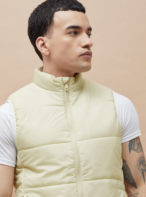 FAME FOREVER Quilted Puffer Gilet