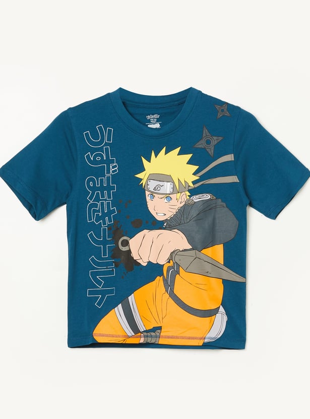 KIDSVILLE Boys Naruto Print T-shirt