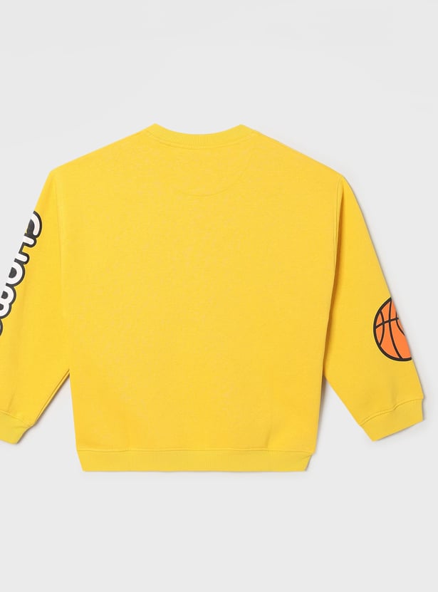 KIDSVILLE Boys Minion Print Sweatshirt