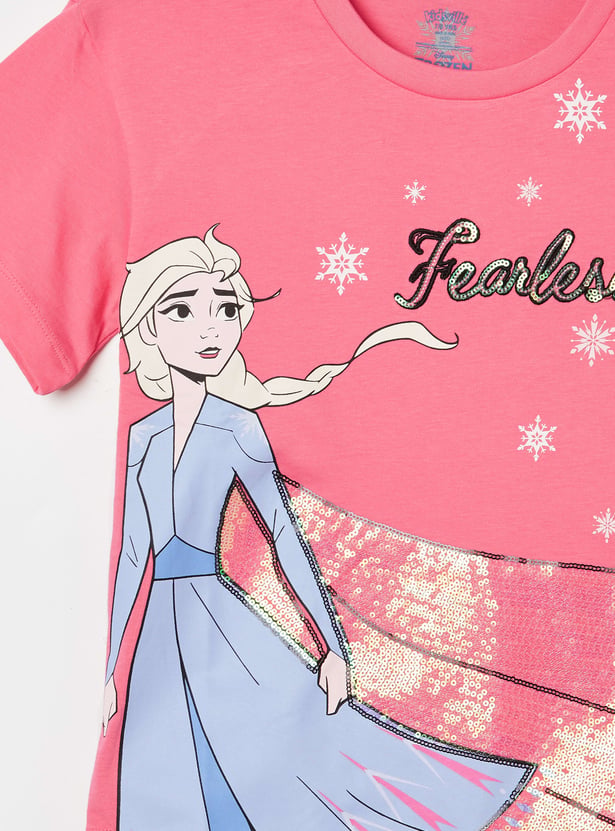 KIDSVILLE Girls Frozen T-shirt