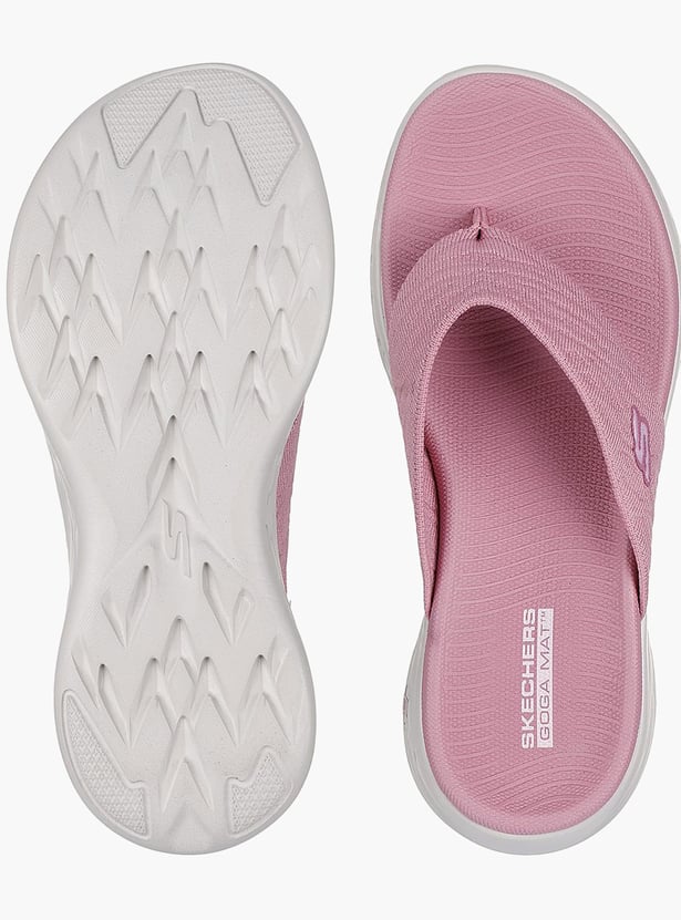 SKECHERS Knit Flip Flops