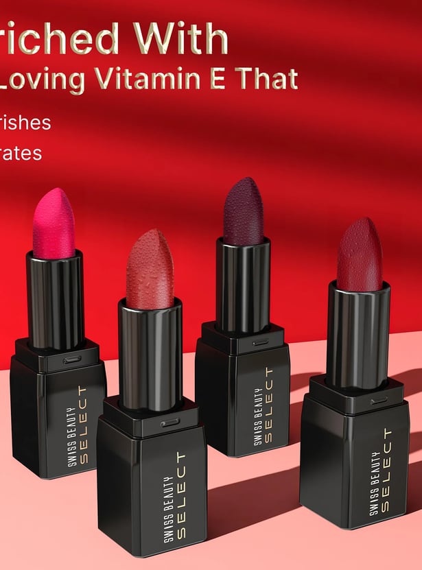 SWISS BEAUTY Select Dare To Matte Lipstick - 01 Paradise Nude - 3.8g