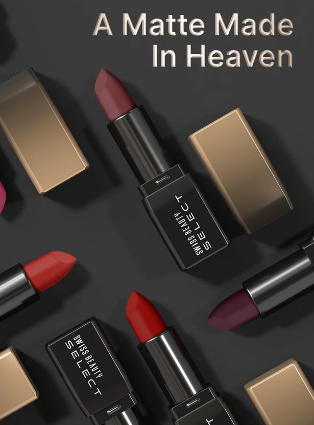 SWISS BEAUTY Select Dare To Matte Lipstick - 01 Paradise Nude - 3.8g