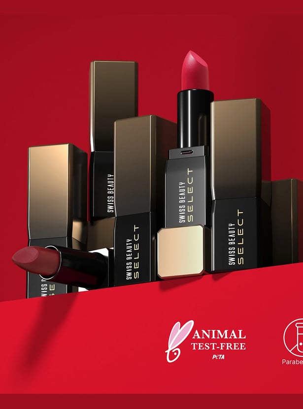 SWISS BEAUTY Select Dare To Matte Lipstick - 01 Paradise Nude - 3.8g