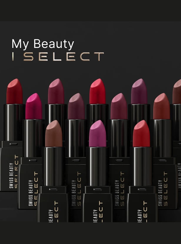 SWISS BEAUTY Select Dare To Matte Lipstick - 01 Paradise Nude - 3.8g