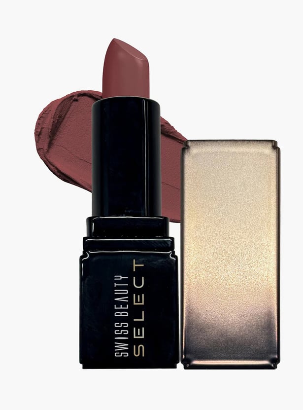SWISS BEAUTY Select Dare To Matte Lipstick - 08 Toasted Brown - 3.8g