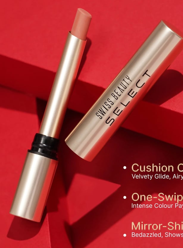SWISS BEAUTY Select High On Shine Lipstick - Crimson Addict - 1g