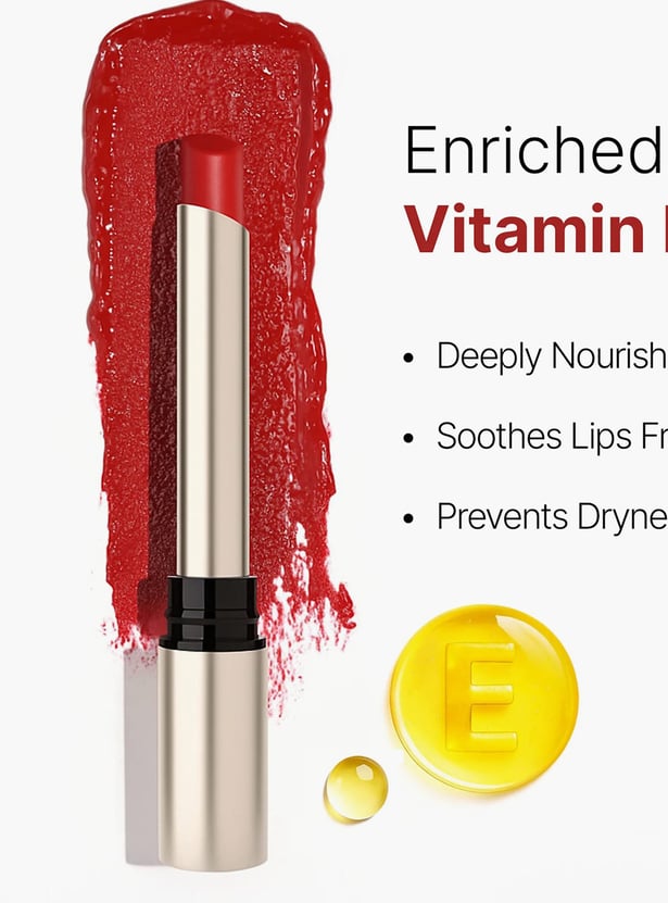 SWISS BEAUTY Select High On Shine Lipstick - Crimson Addict - 1g