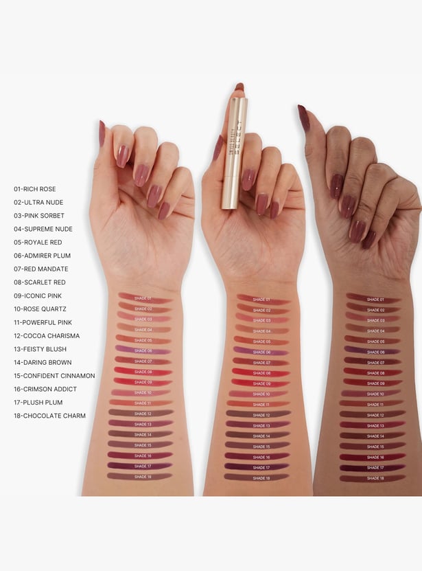 SWISS BEAUTY Select High On Shine Lipstick - Crimson Addict - 1g